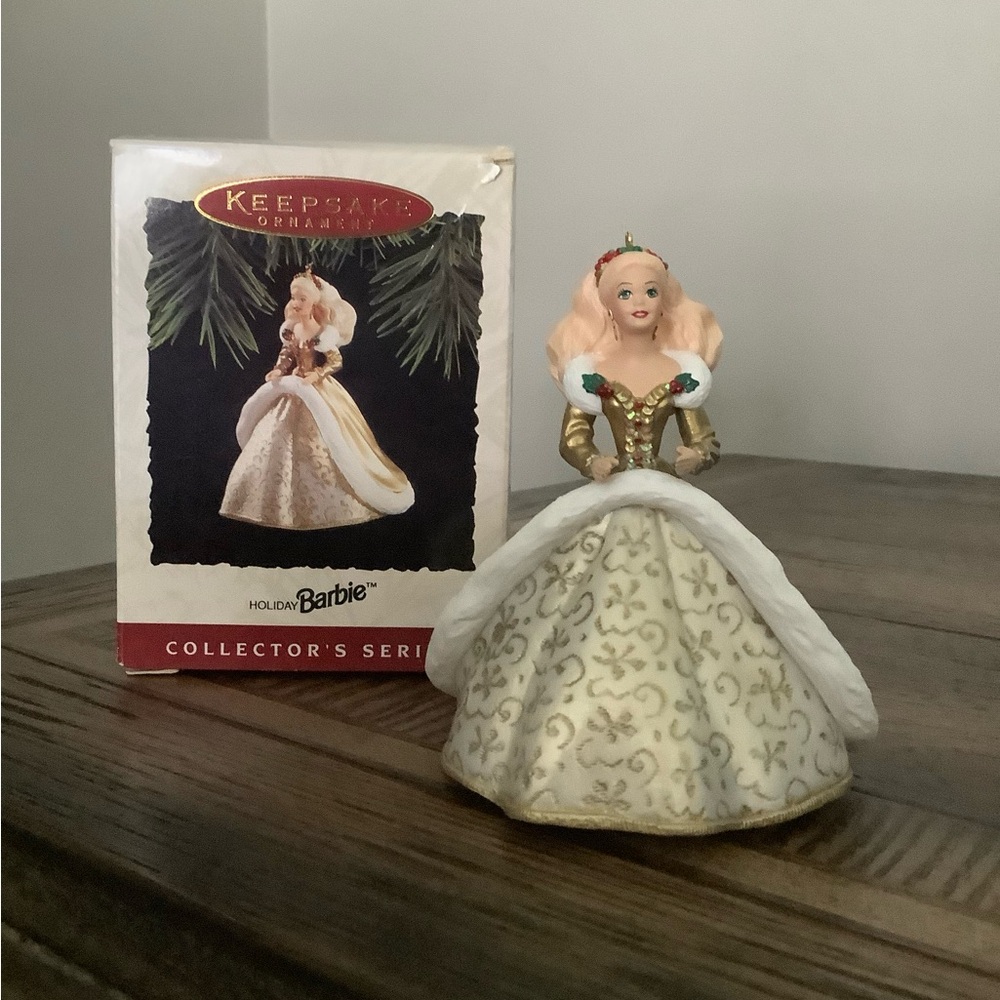 Hallmark 1994 Barbie Holiday Ornament EUC